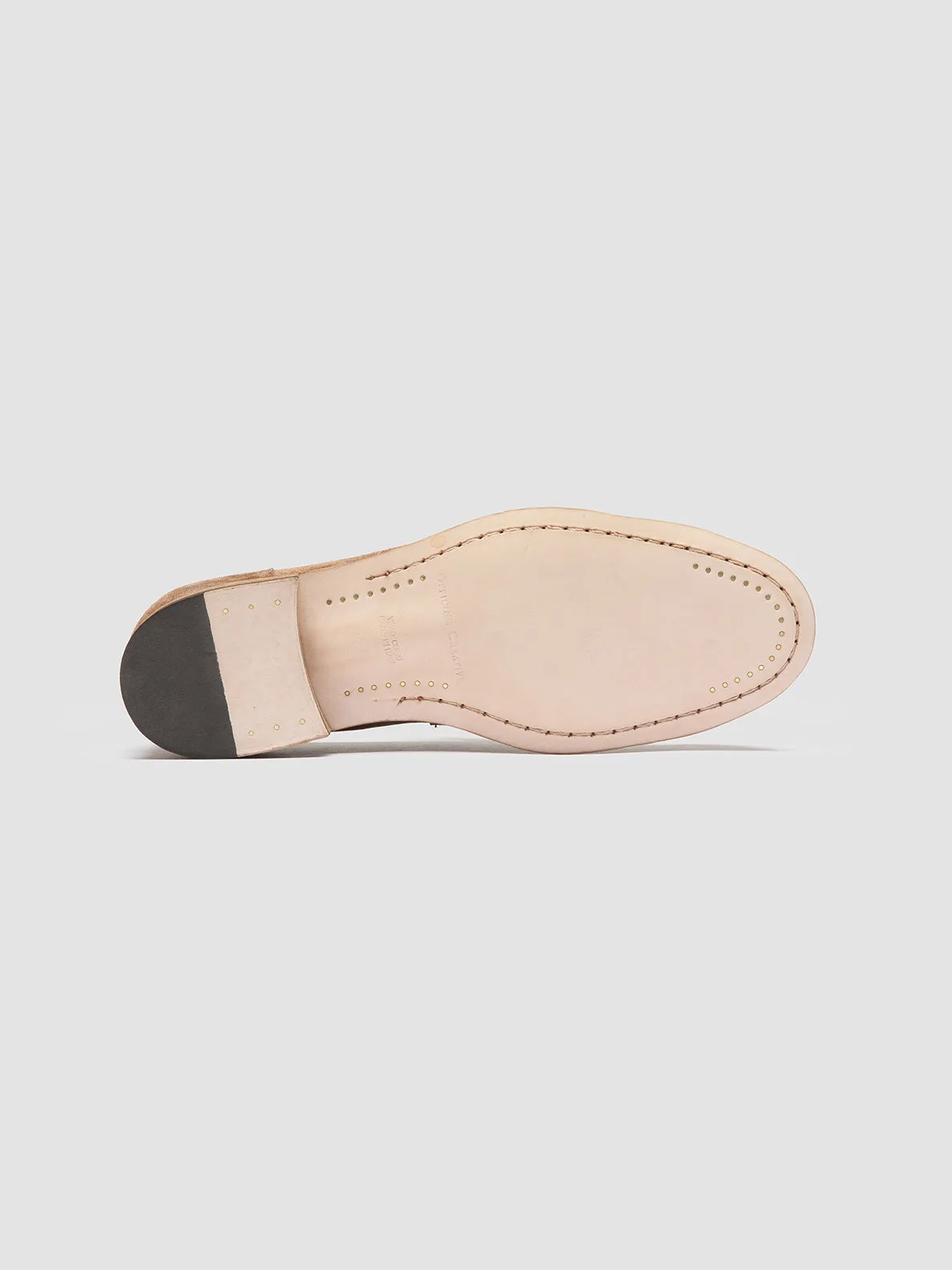 SOLITUDE 001 - Taupe Suede Penny Loafers