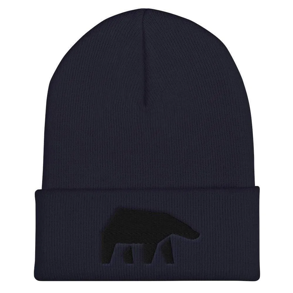 SoulBearRPG Black Bear Logo Cuffed Beanie / Toque