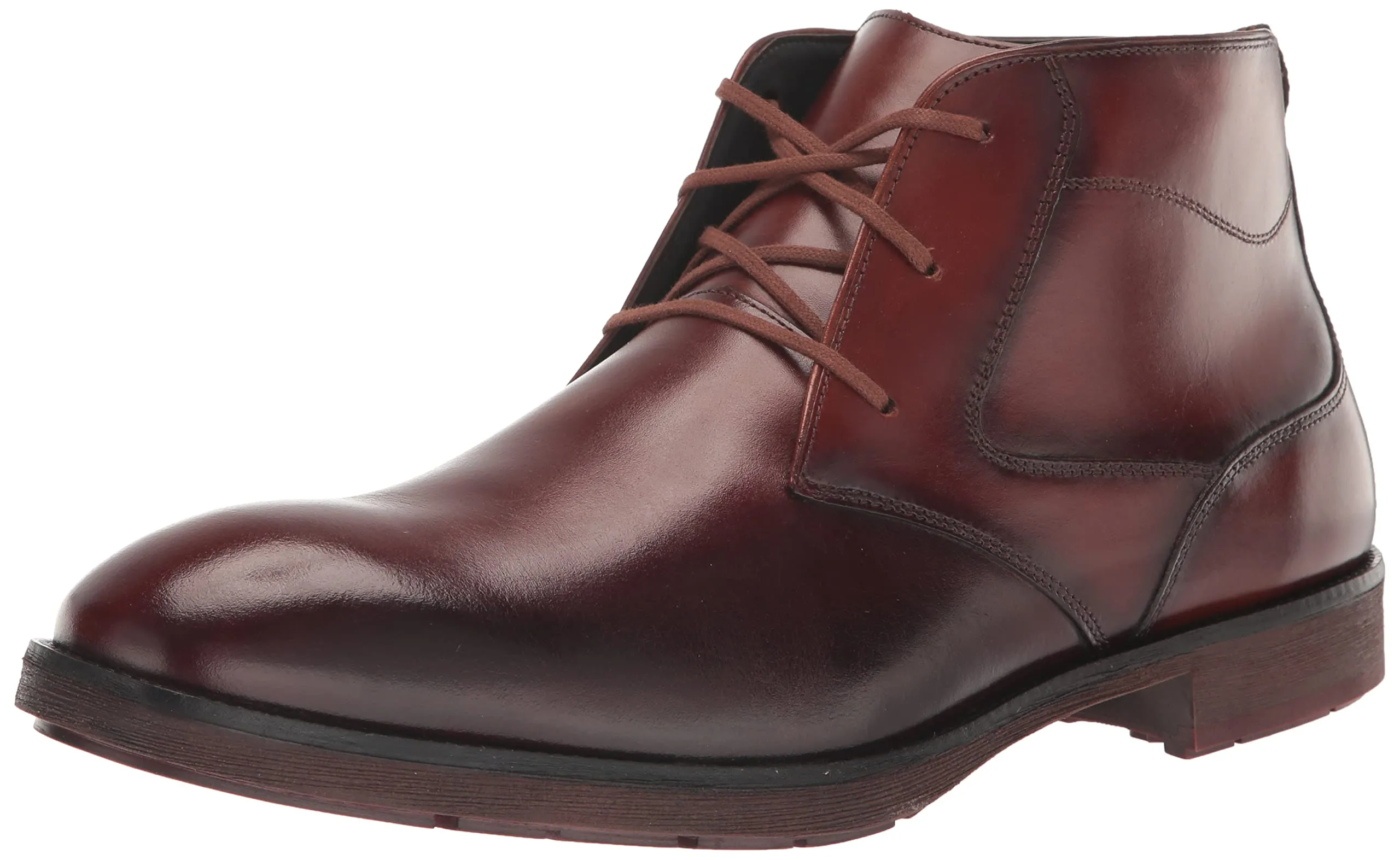 Stacy Adams Men's Kyron Chukka Boot, Cognac Smooth, 12