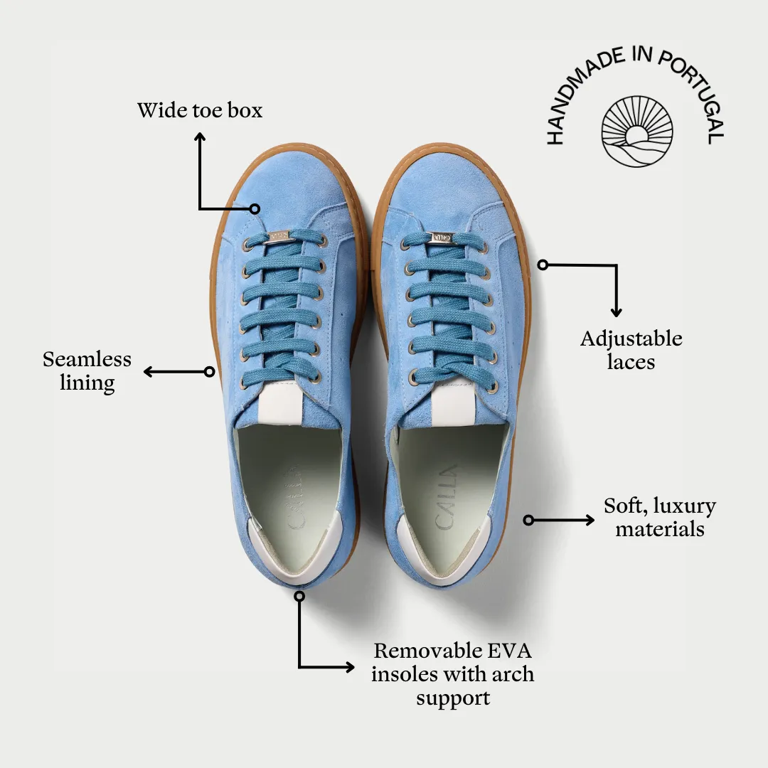 Star - Baby blue suede