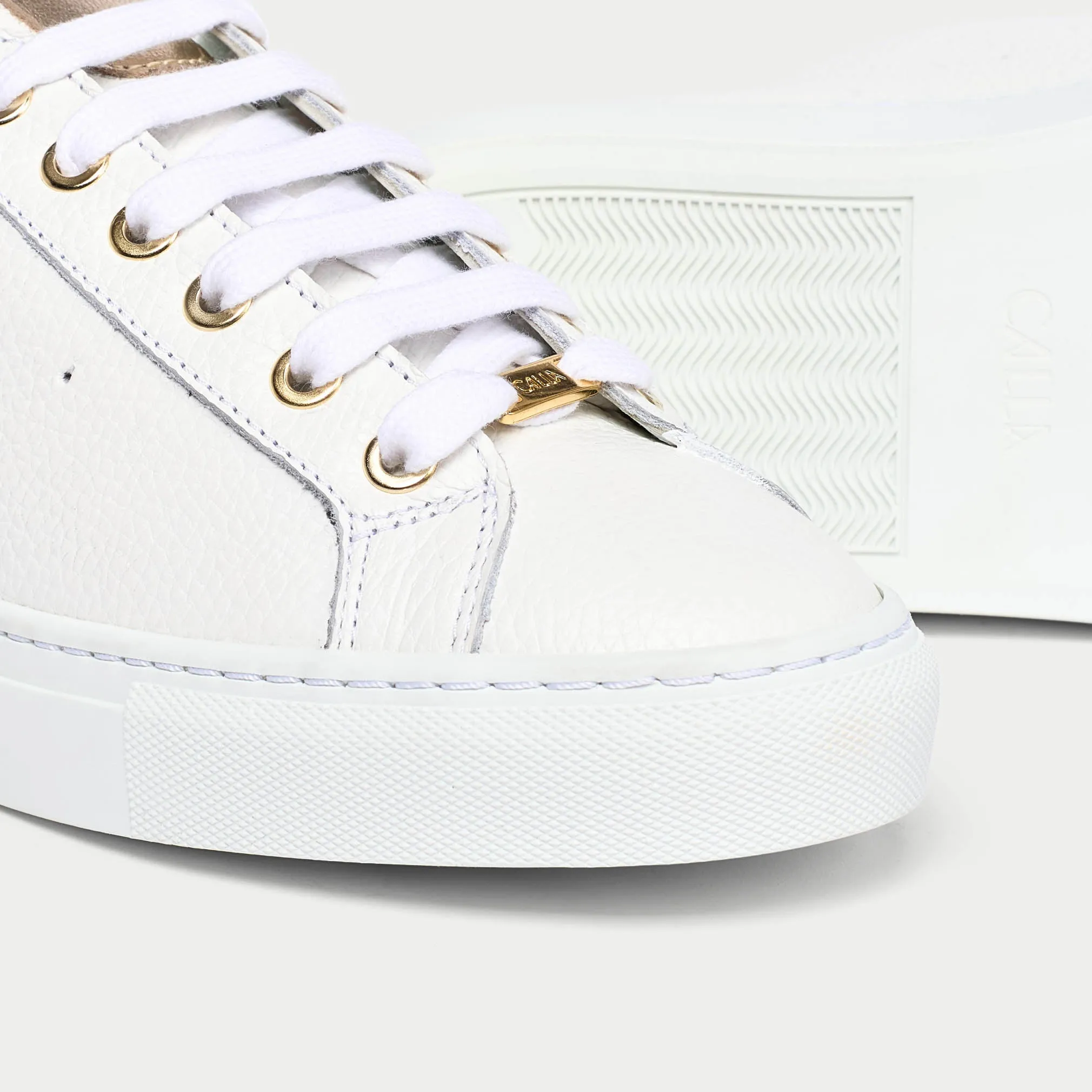 Star - Grain White Leather & Champagne