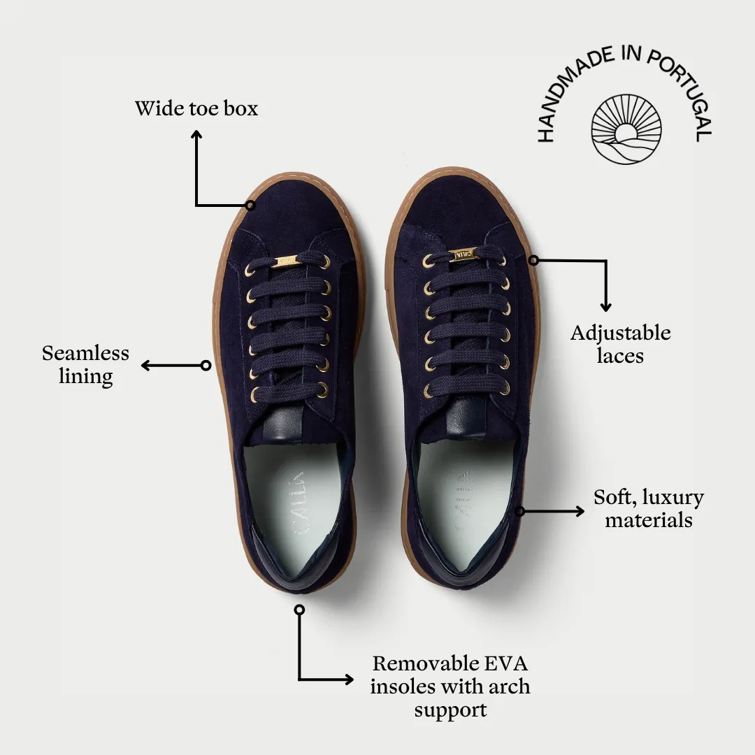 Star - Navy Suede