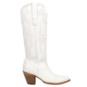 Stitch Pattern Embroidered Snip Toe Cowboy Boots