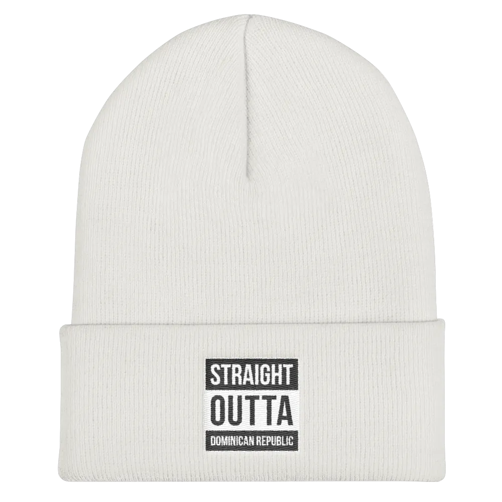Straight Outta Dominican Republic Cuffed Beanie