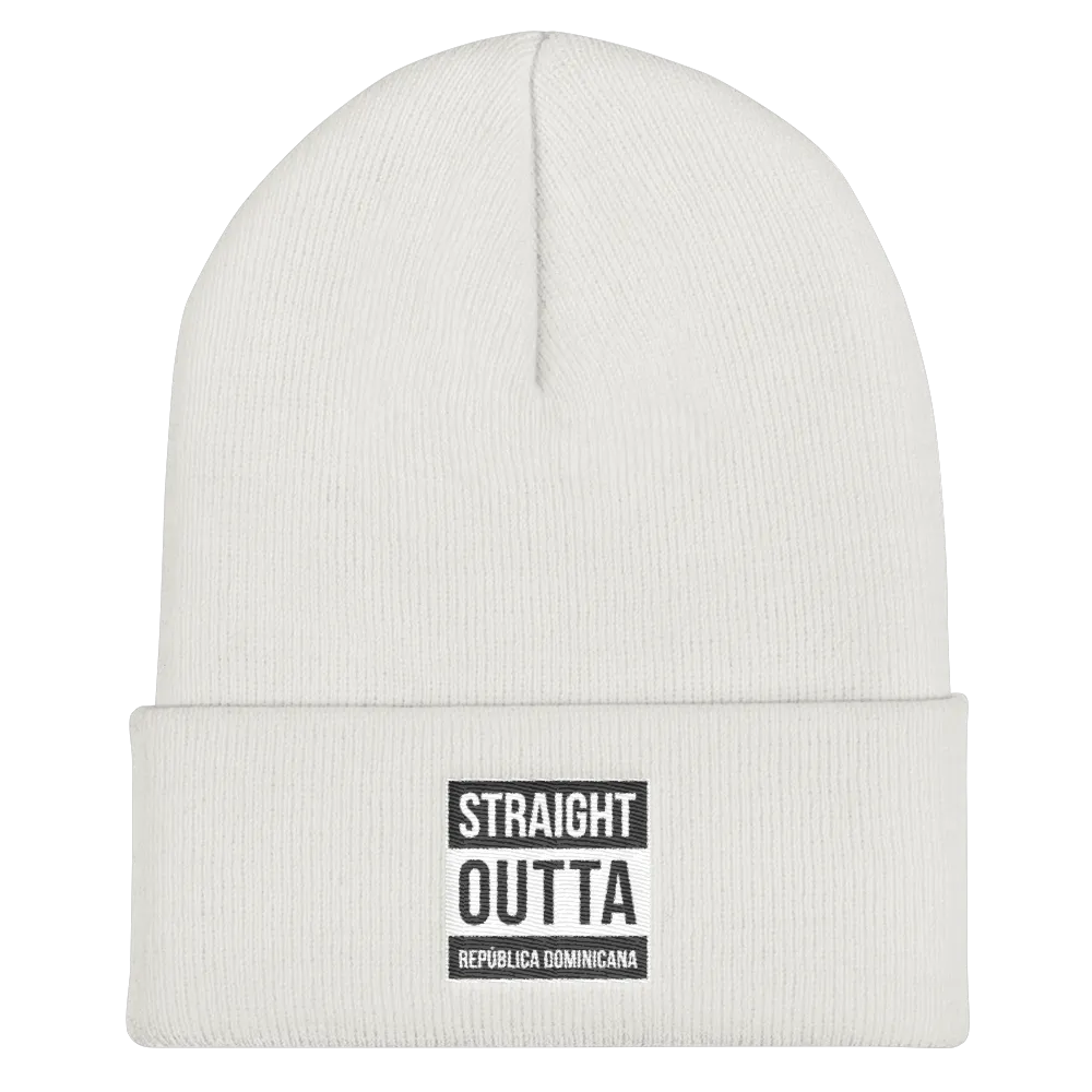 Straight Outta República Dominicana  Cuffed Beanie