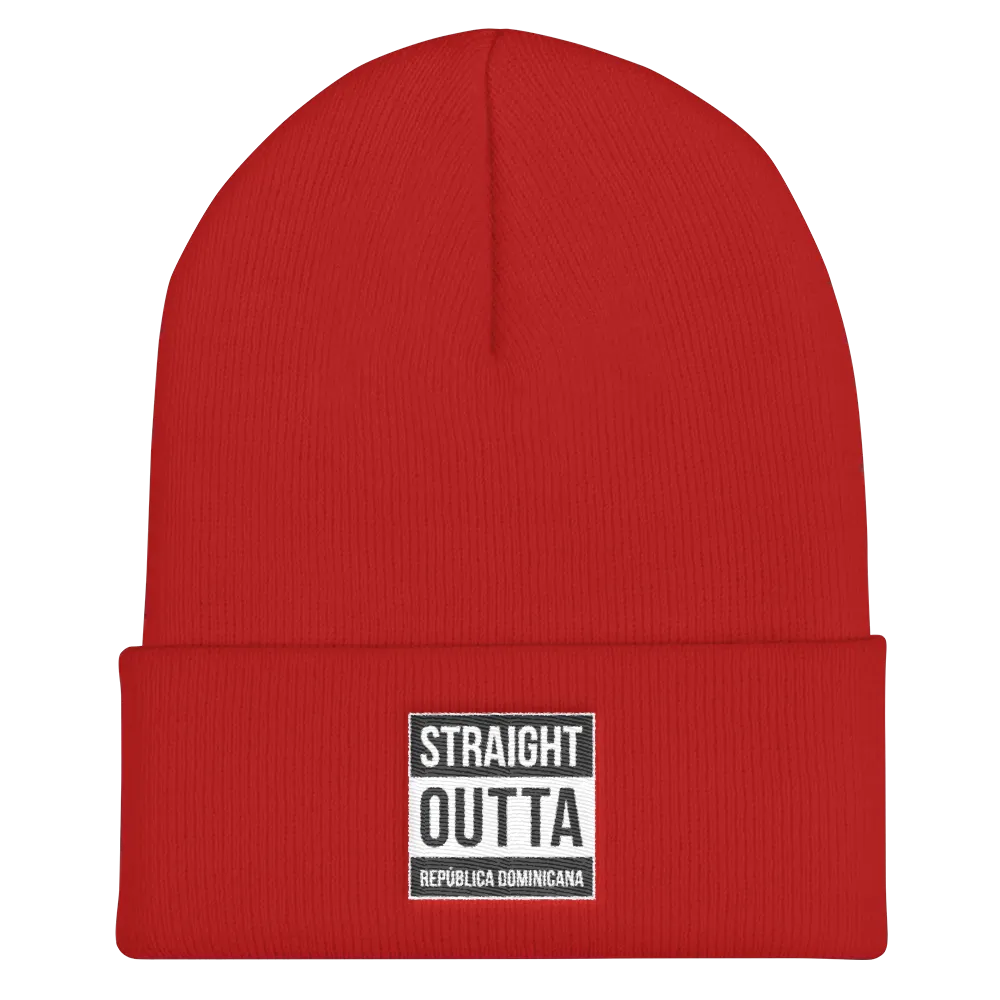 Straight Outta República Dominicana  Cuffed Beanie