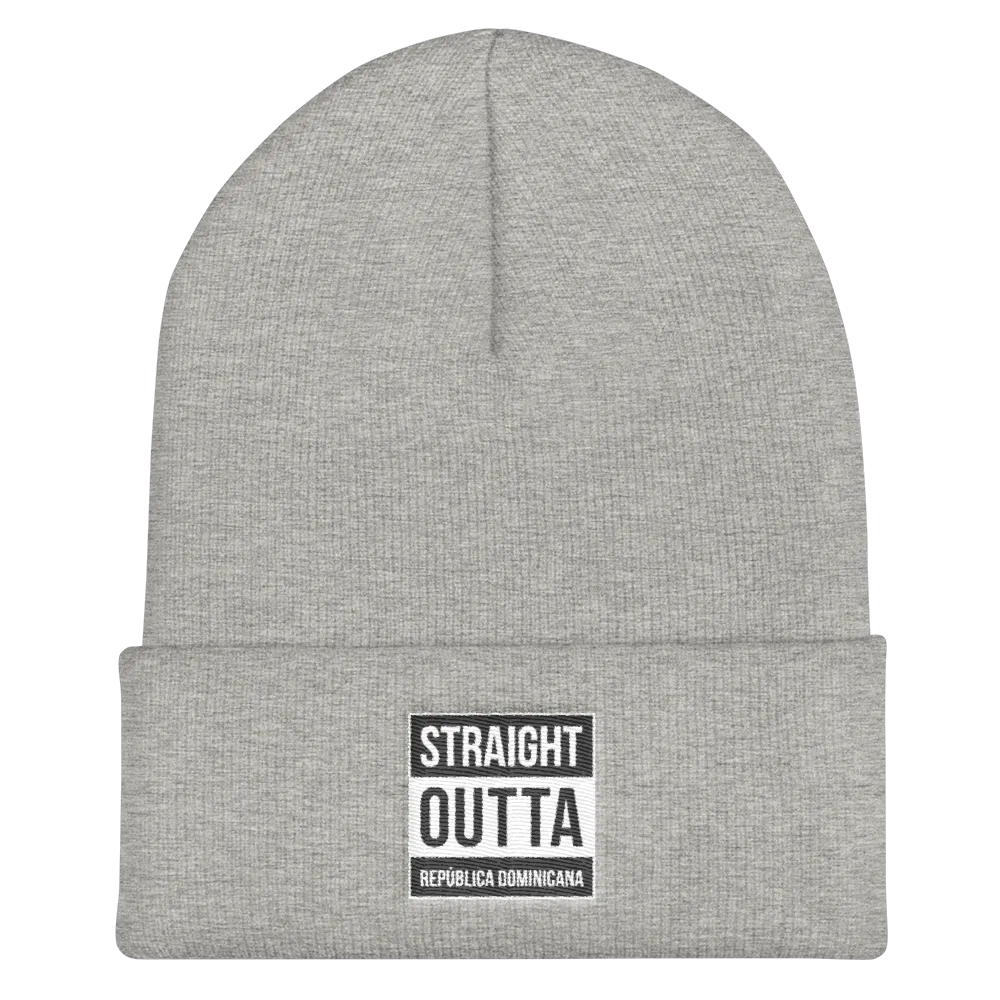 Straight Outta República Dominicana  Cuffed Beanie