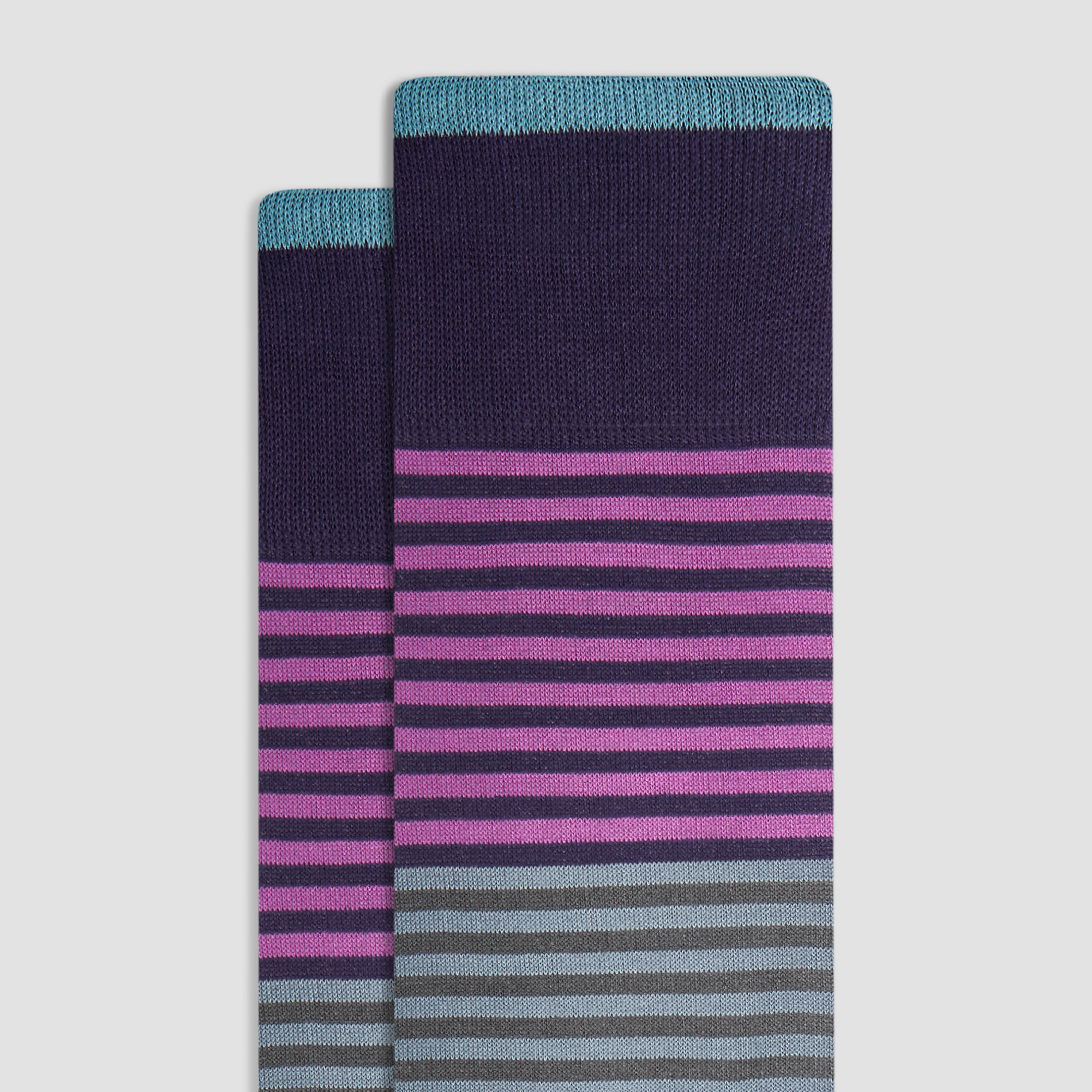Striped Mid-Calf Socks