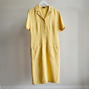 Sun Linen Midi Shirt Dress