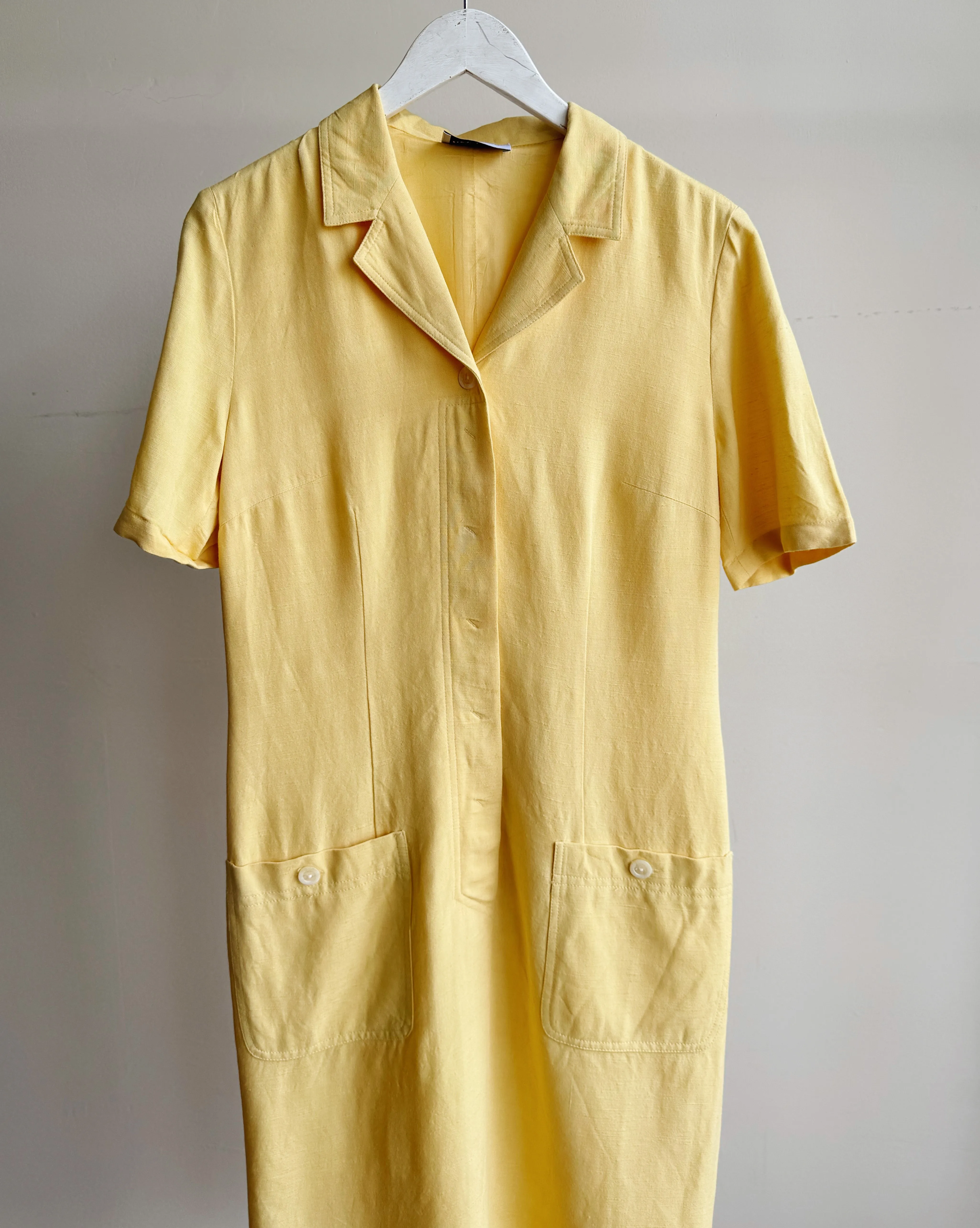 Sun Linen Midi Shirt Dress