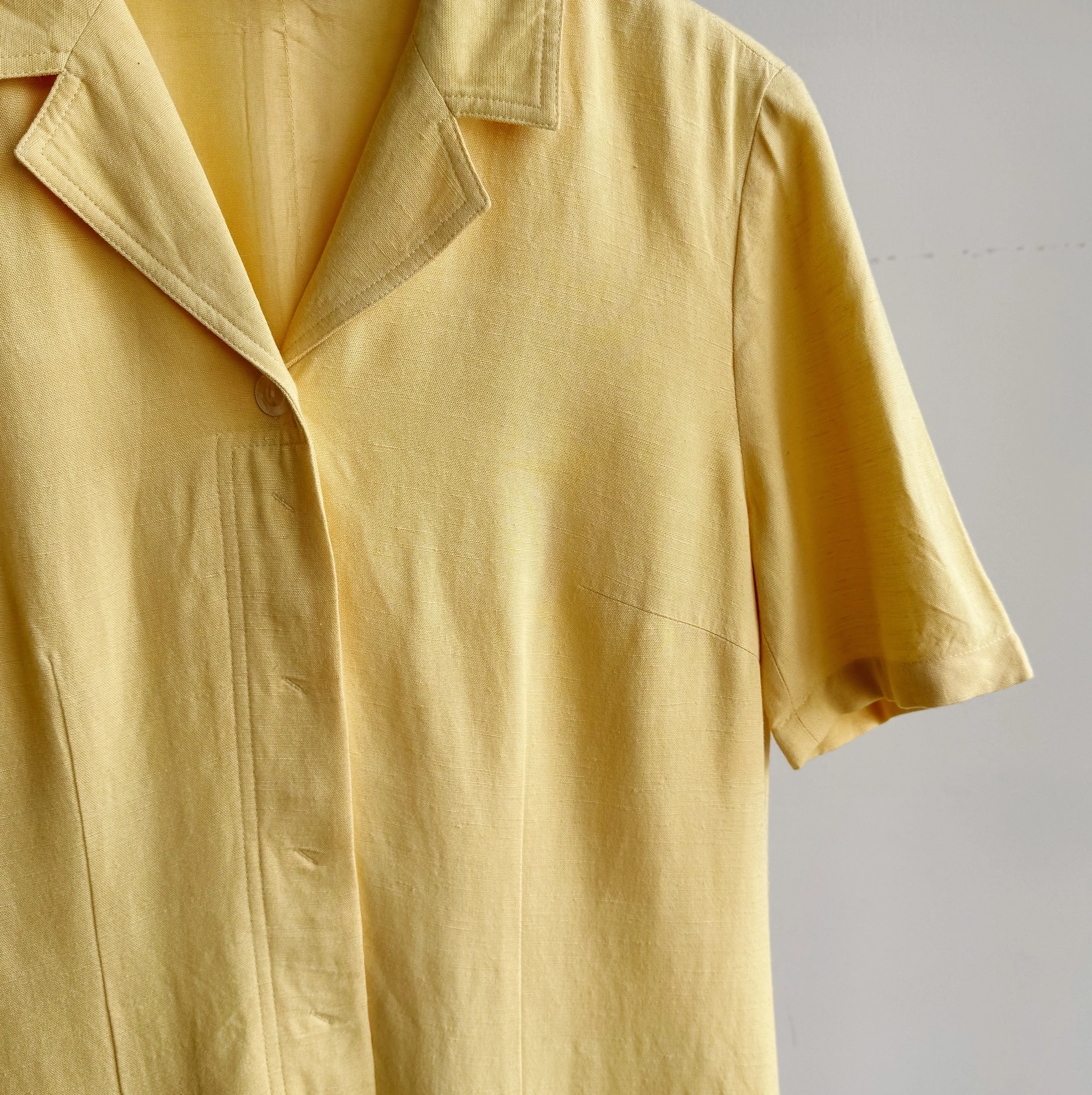Sun Linen Midi Shirt Dress