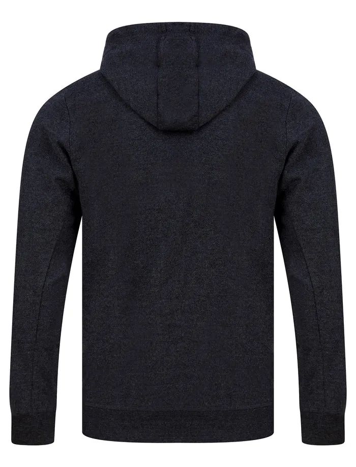 Triv Motif Hoodie Black Marl