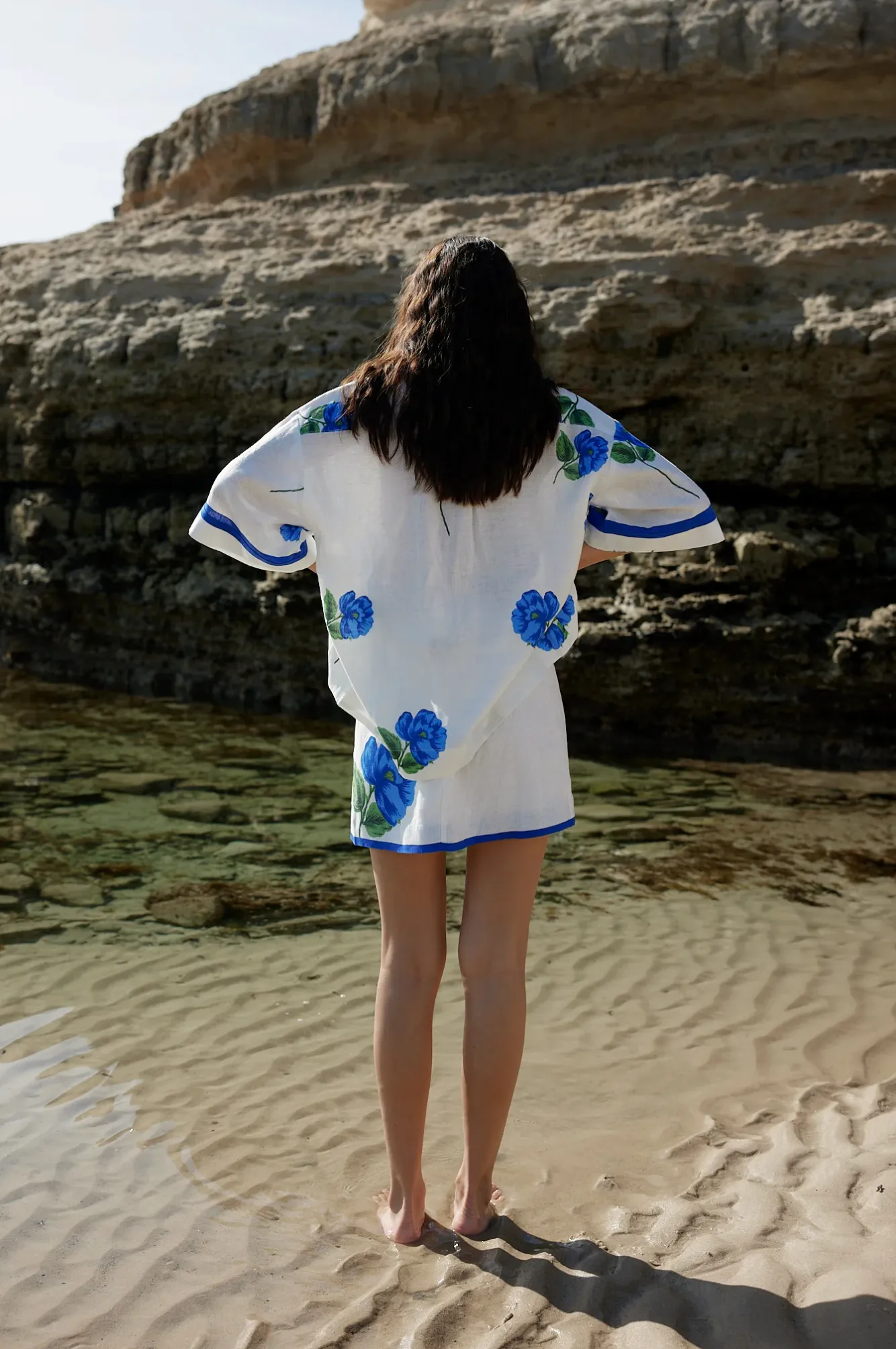 ULA Mini Skirt | FOAM/CELESTE