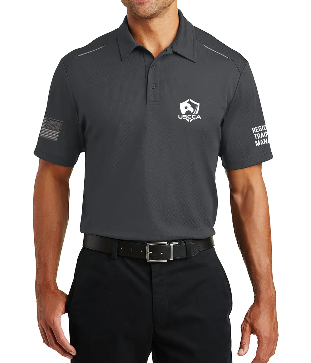 USCCA Men's Port Authority® Pinpoint Mesh Polo