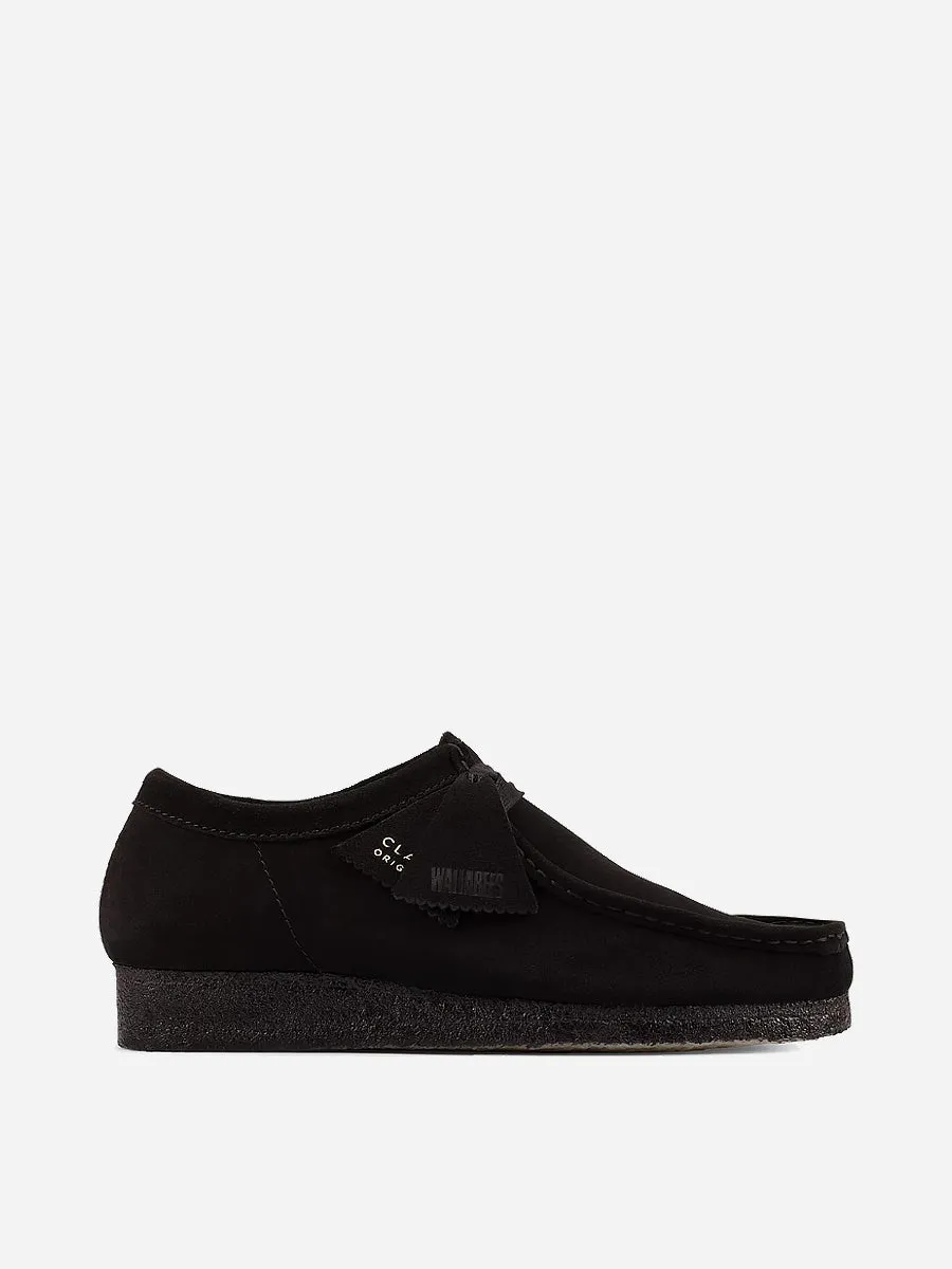 Wallabee Black Suede
