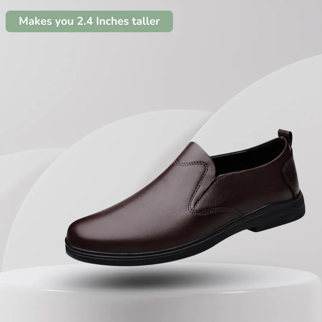 William Classic Leather Loafers 2.4 inches Lift