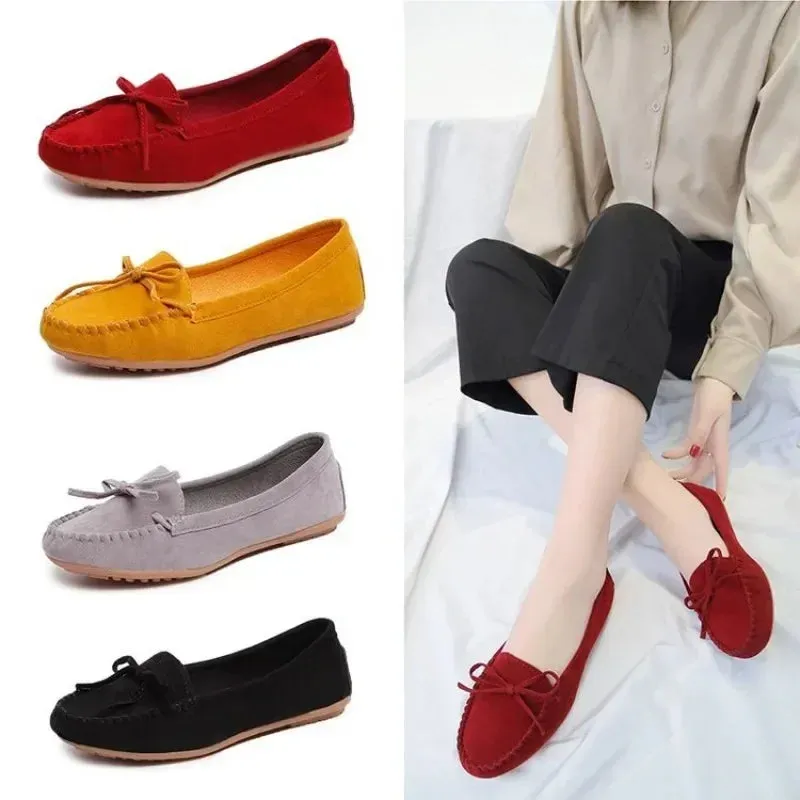 Women's Candy Color Slip-On Loafers – Stylish & Comfortable Ballet Flats™
