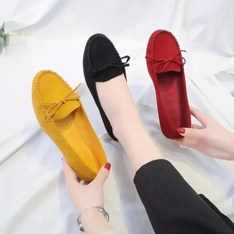 Women's Candy Color Slip-On Loafers – Stylish & Comfortable Ballet Flats™
