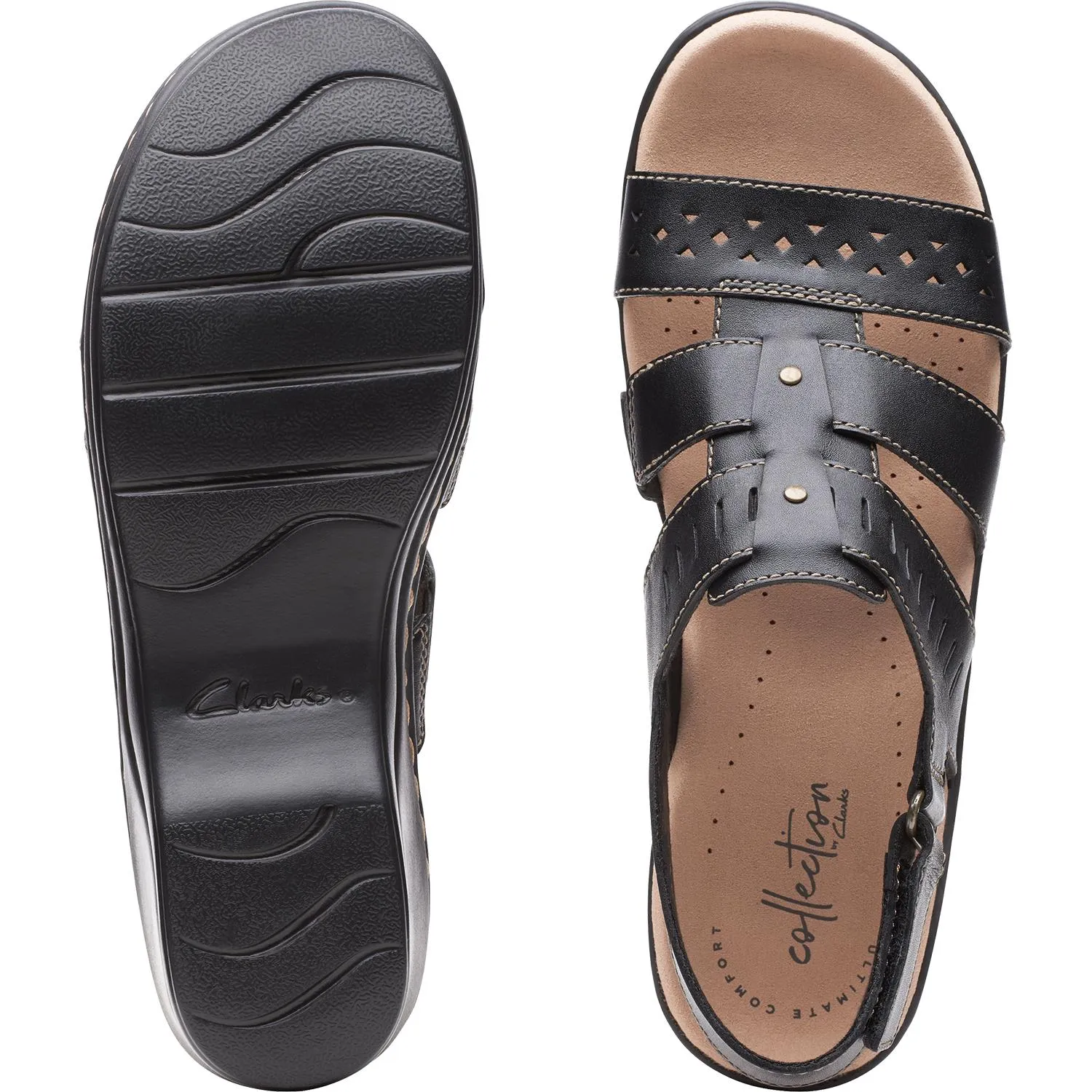 Women's Clarks Lexi Qwin Black Leather