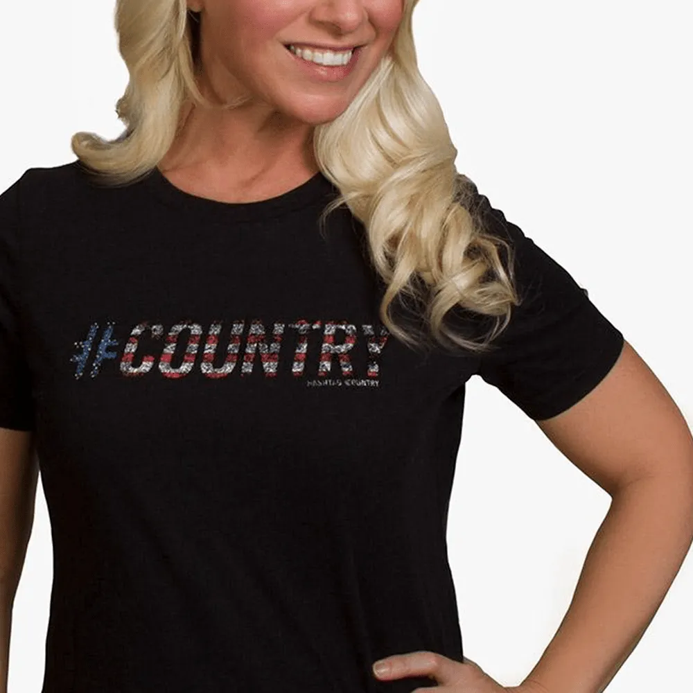 Women’s #Country American Pride Tee