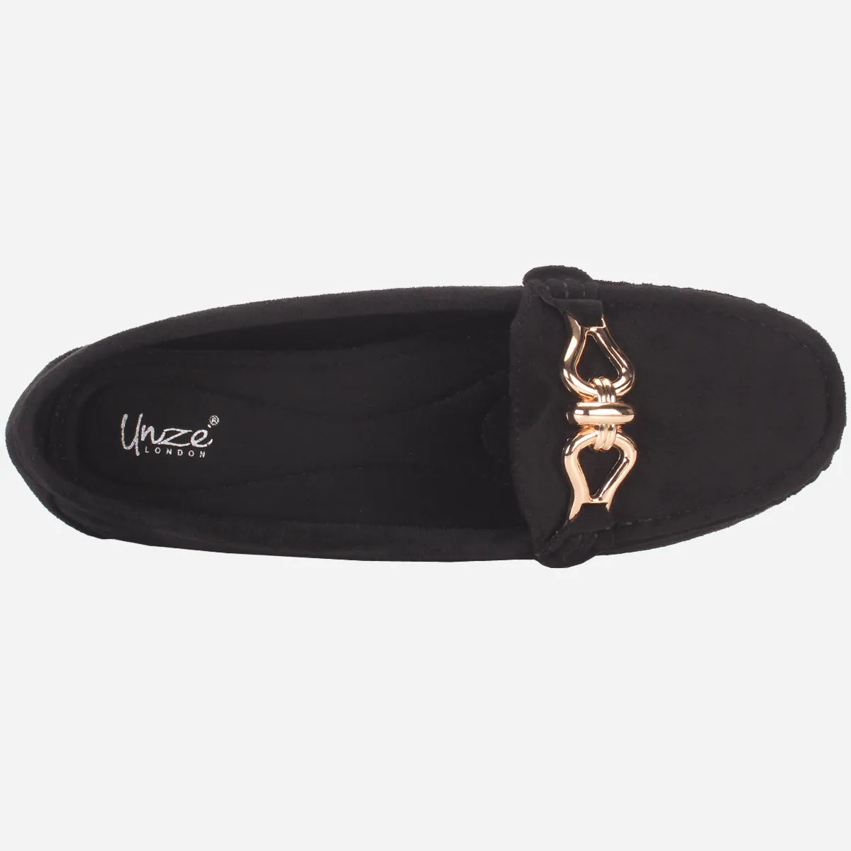 Womens "DOIRE" Flat Comfy Slide In Moccasins