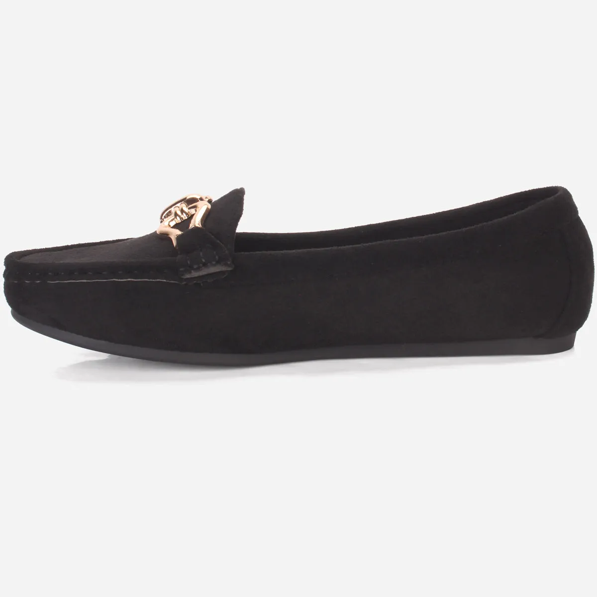 Womens "DOIRE" Flat Comfy Slide In Moccasins