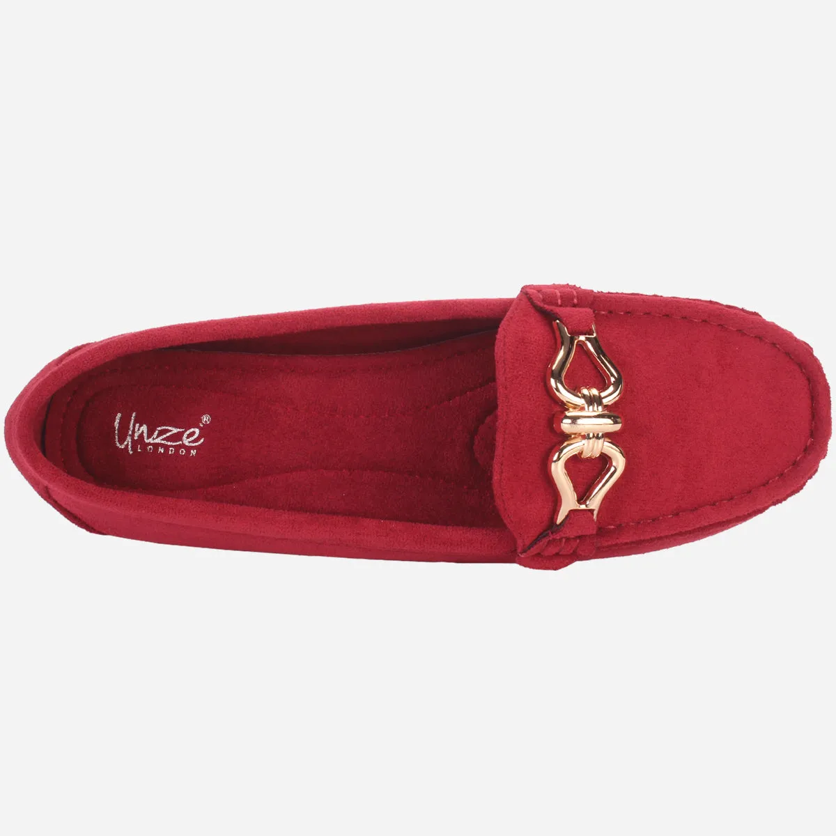 Womens "DOIRE" Flat Comfy Slide In Moccasins