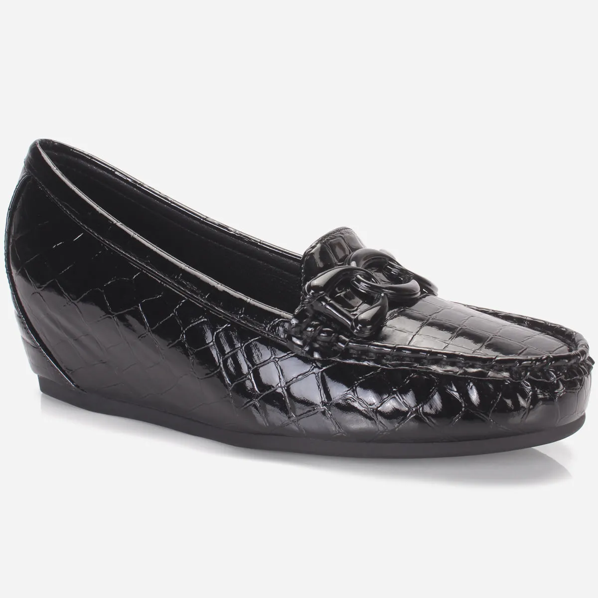 Women's "KIMCHY" Wedge Comfy Slide In Moccasins