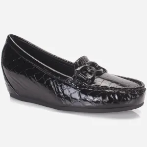 Women's "KIMCHY" Wedge Comfy Slide In Moccasins