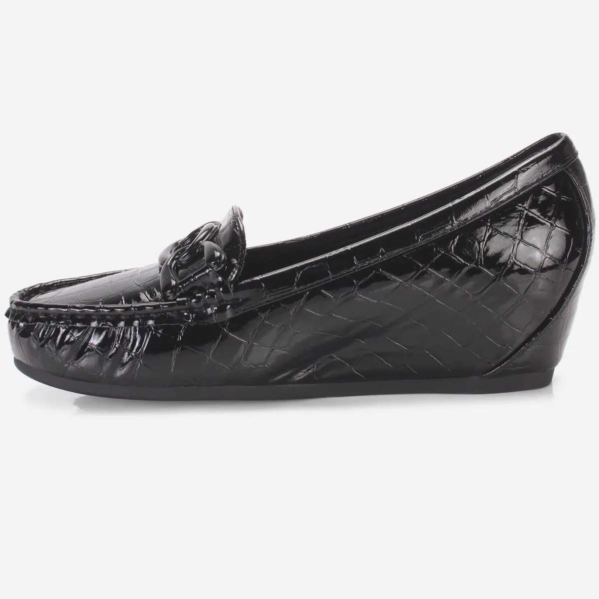 Women's "KIMCHY" Wedge Comfy Slide In Moccasins